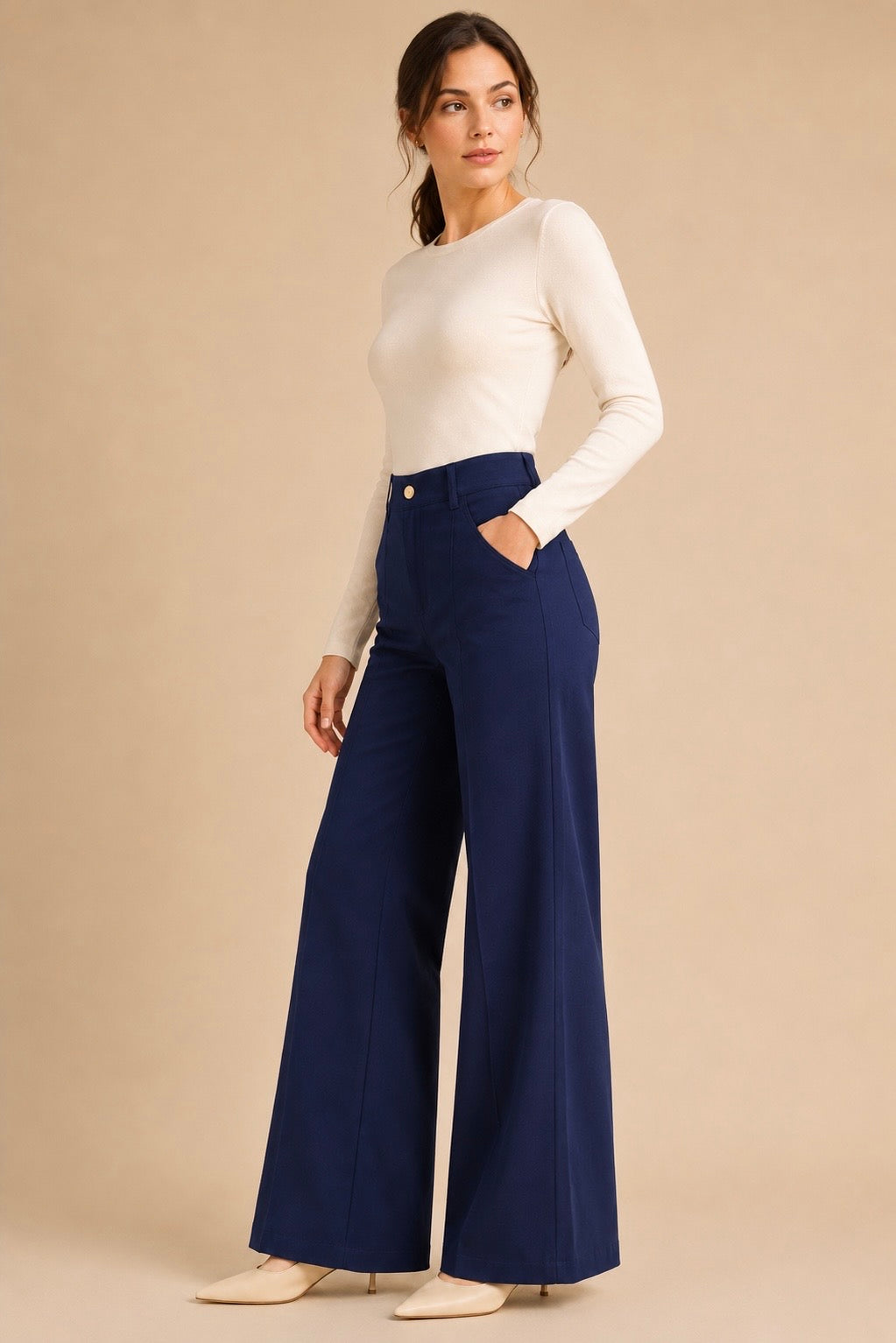 Center Seam Straight Pants