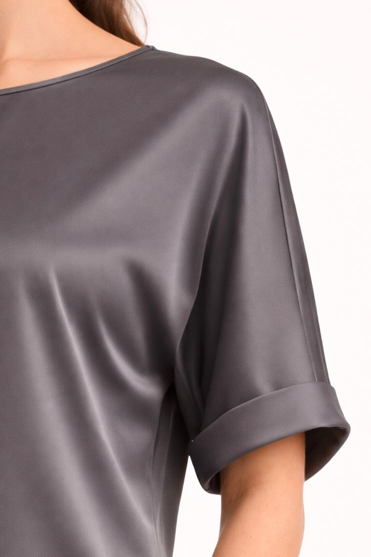 Minimal Satin Two-Piece Set
