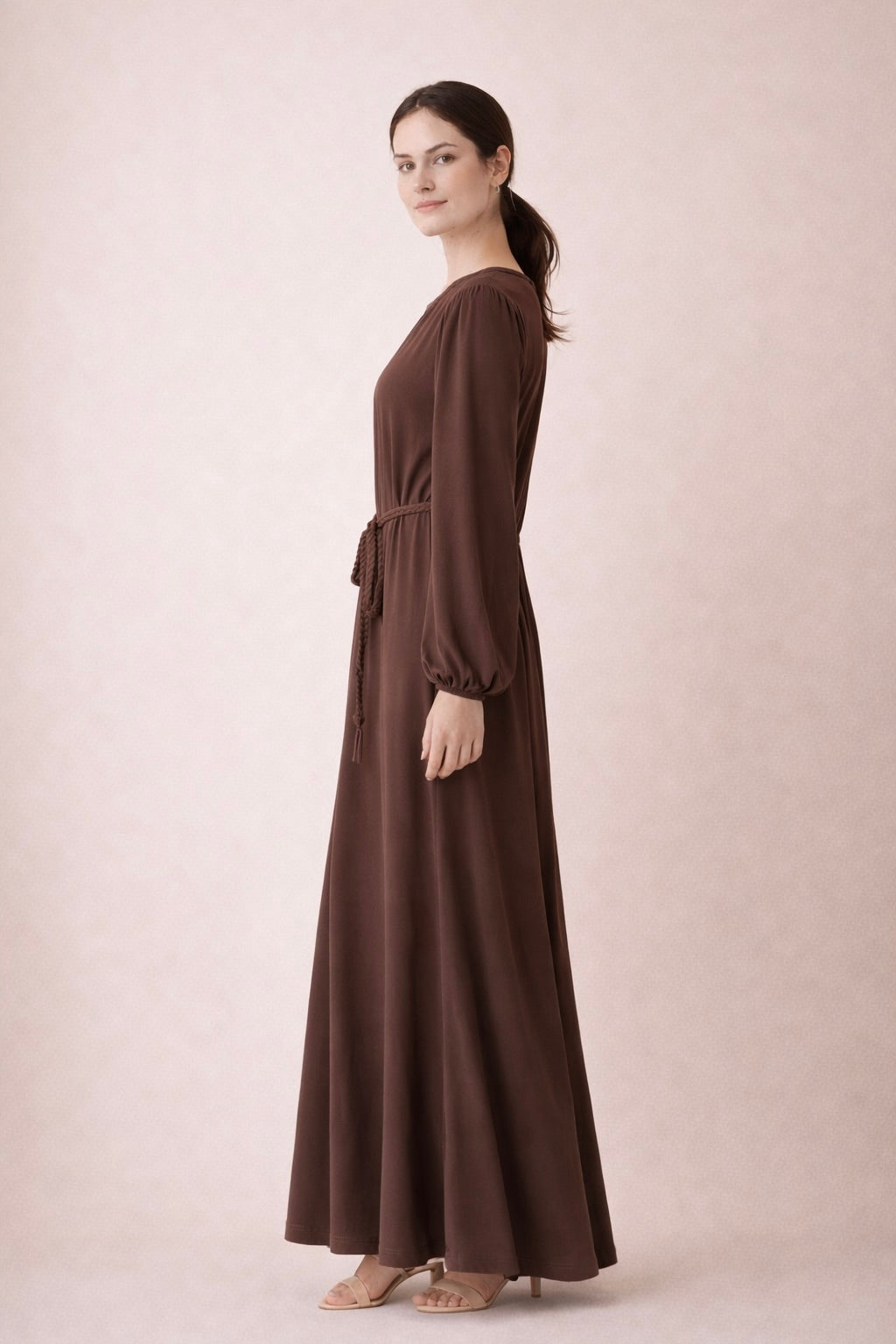 Braided Detail Long Dress