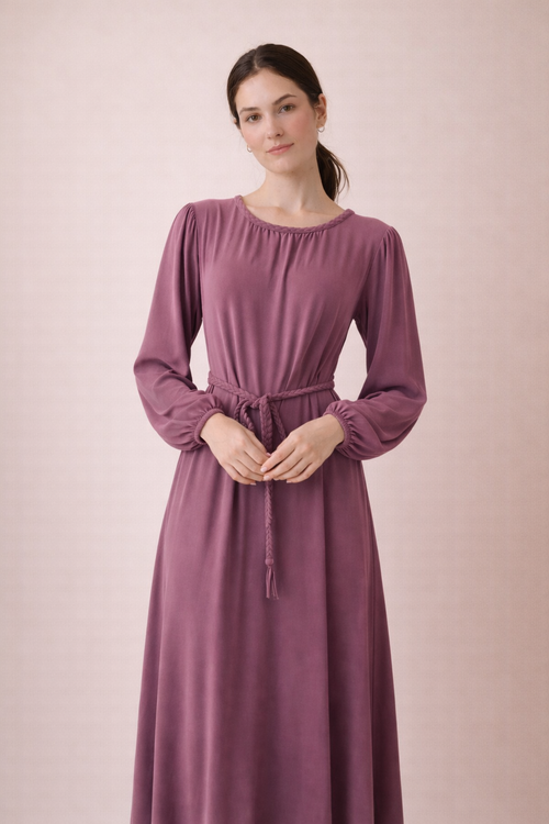 Braided Detail Long Dress