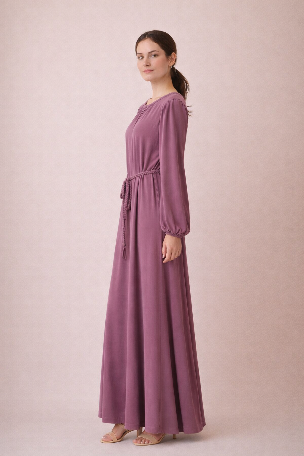 Braided Detail Long Dress