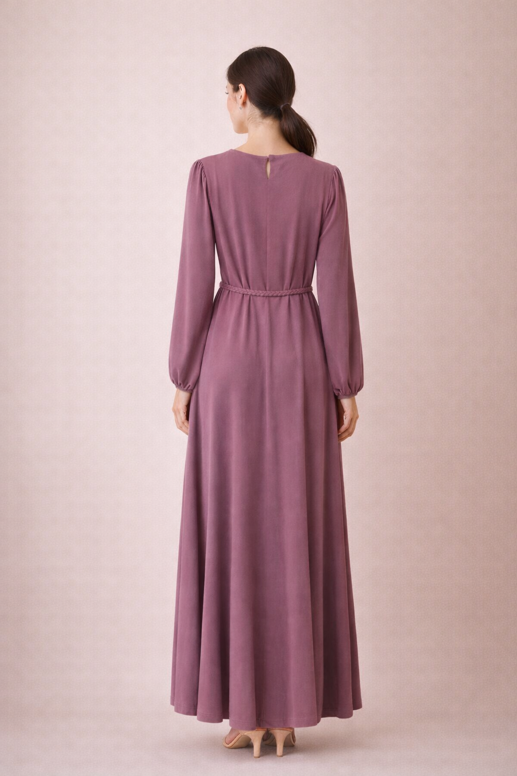 Braided Detail Long Dress