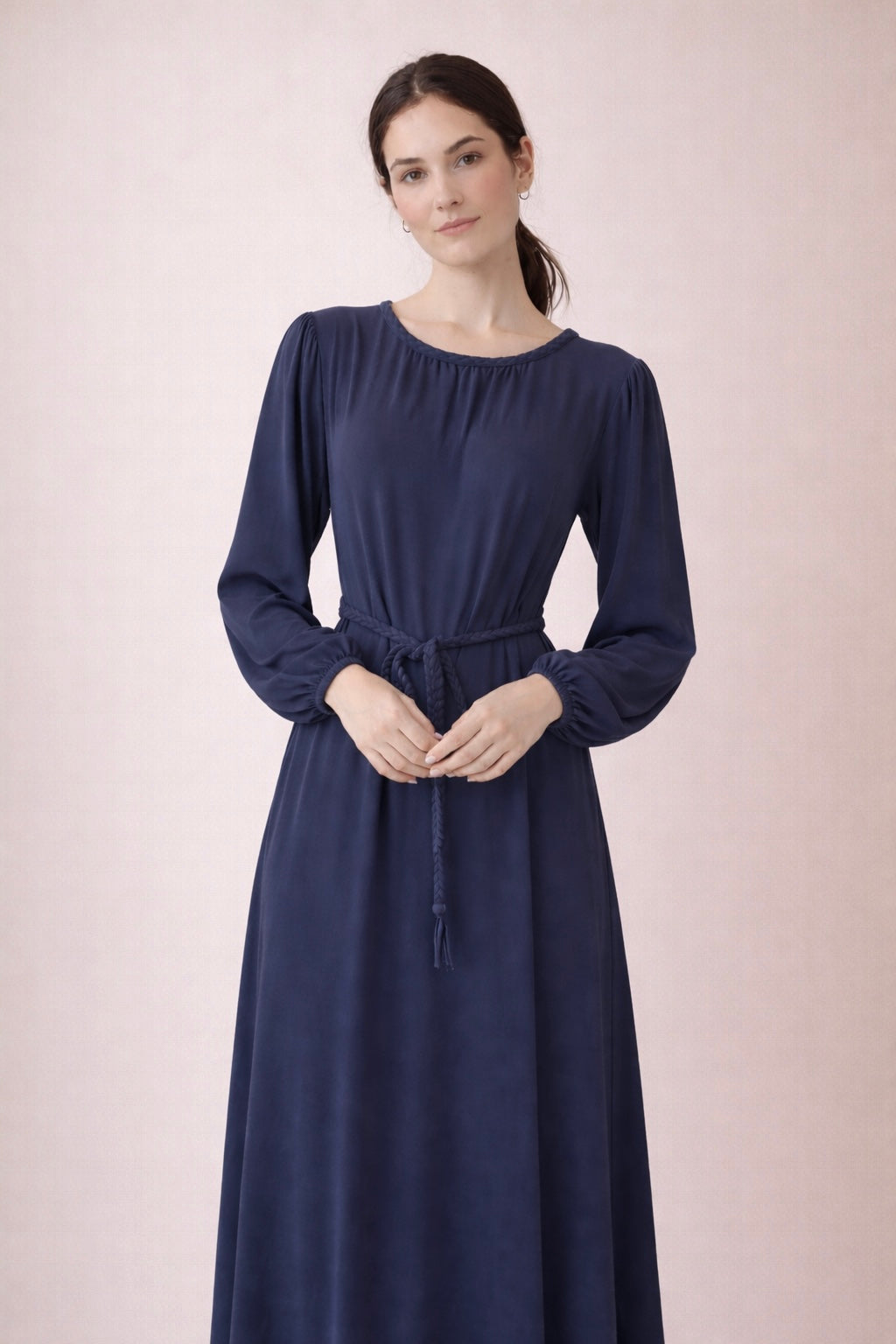 Braided Detail Long Dress