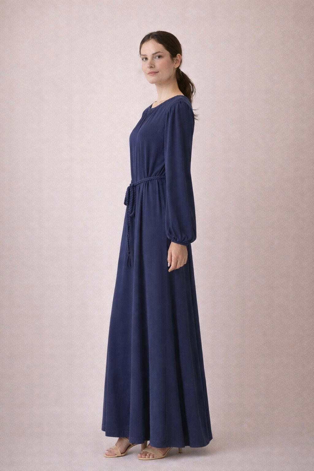 Braided Detail Long Dress