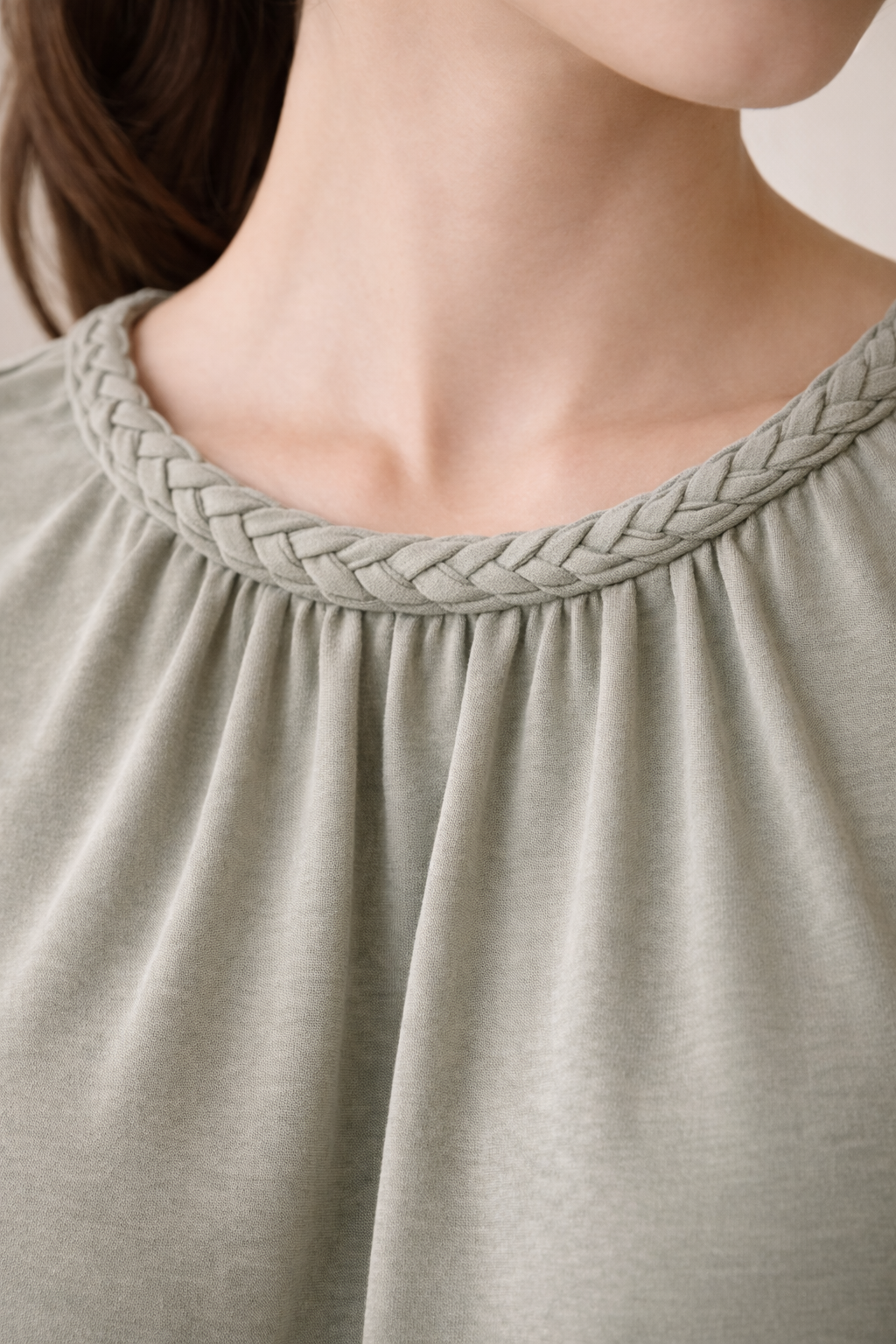 Braided Detail Long Dress