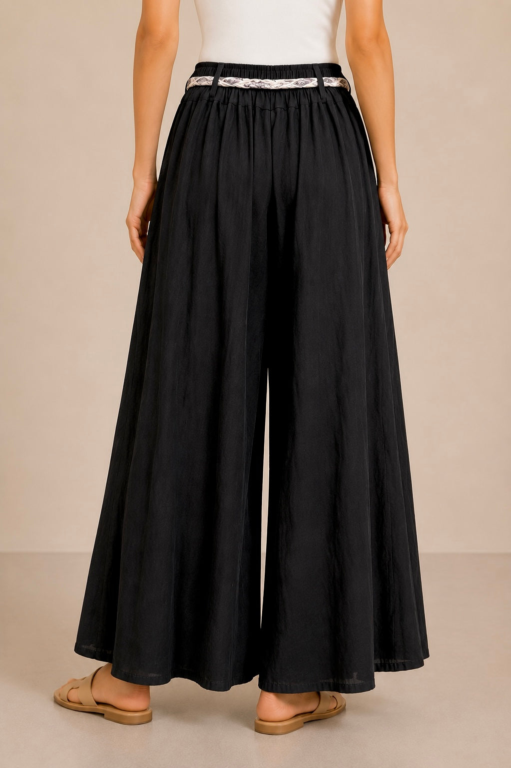Flowy Tie Waist Pants