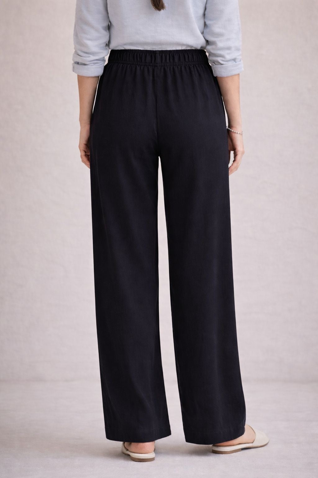Casual Loose Pants with Elastic Waistband