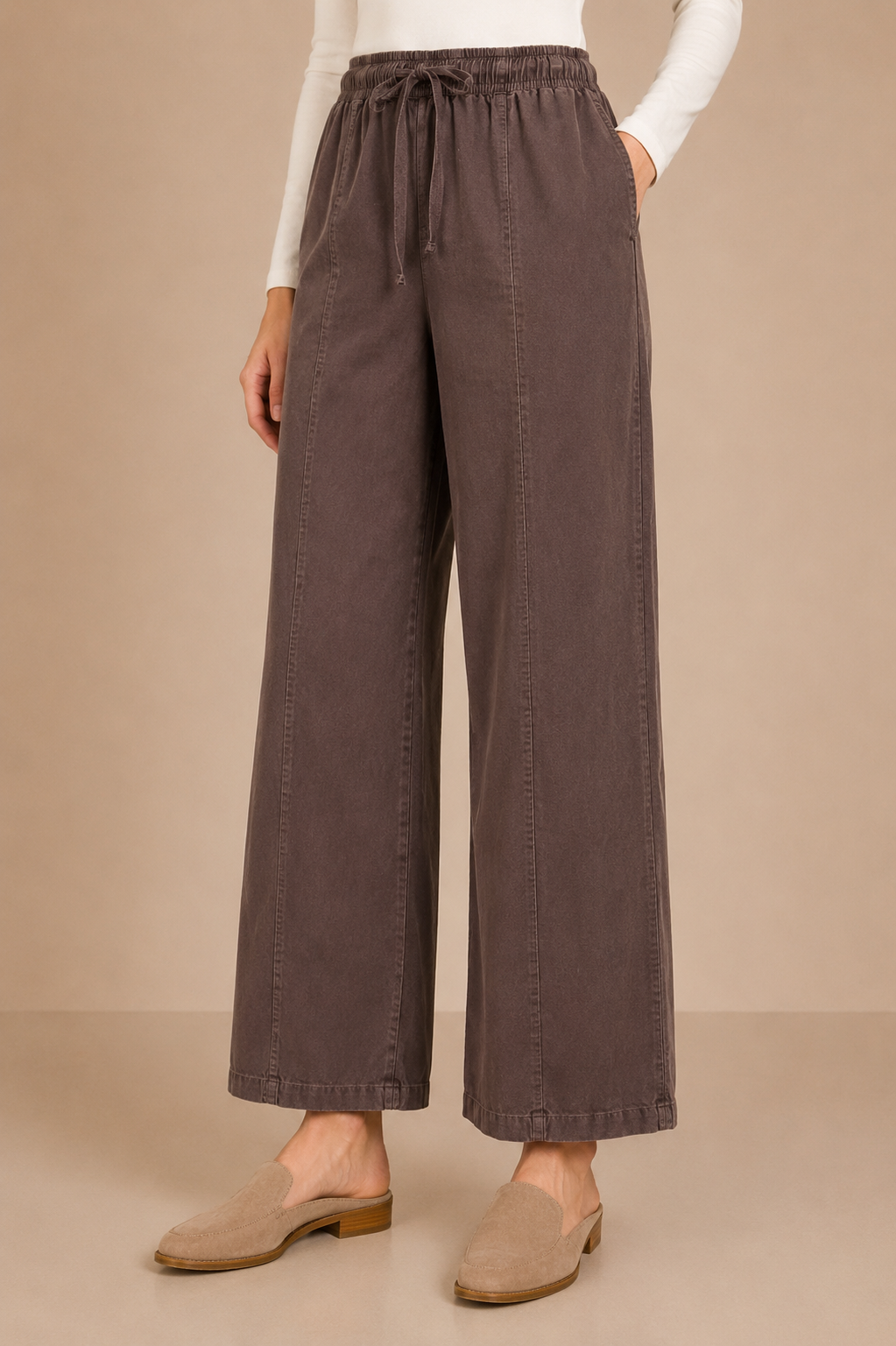 Relaxed Drawstring Pants