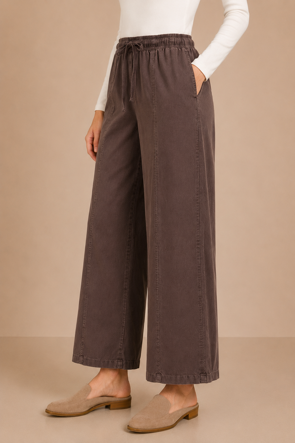 Relaxed Drawstring Pants