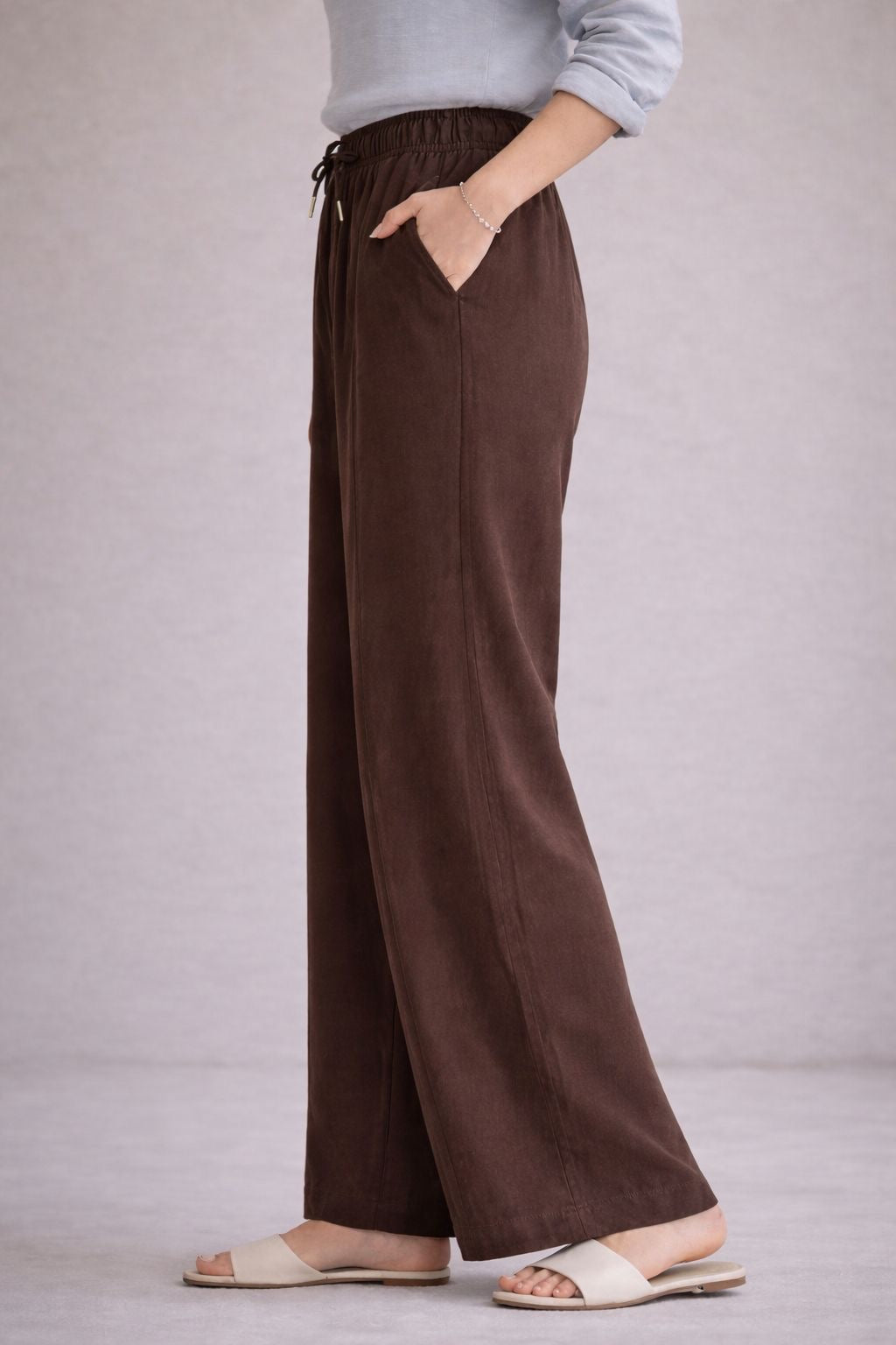 Casual Loose Pants with Elastic Waistband