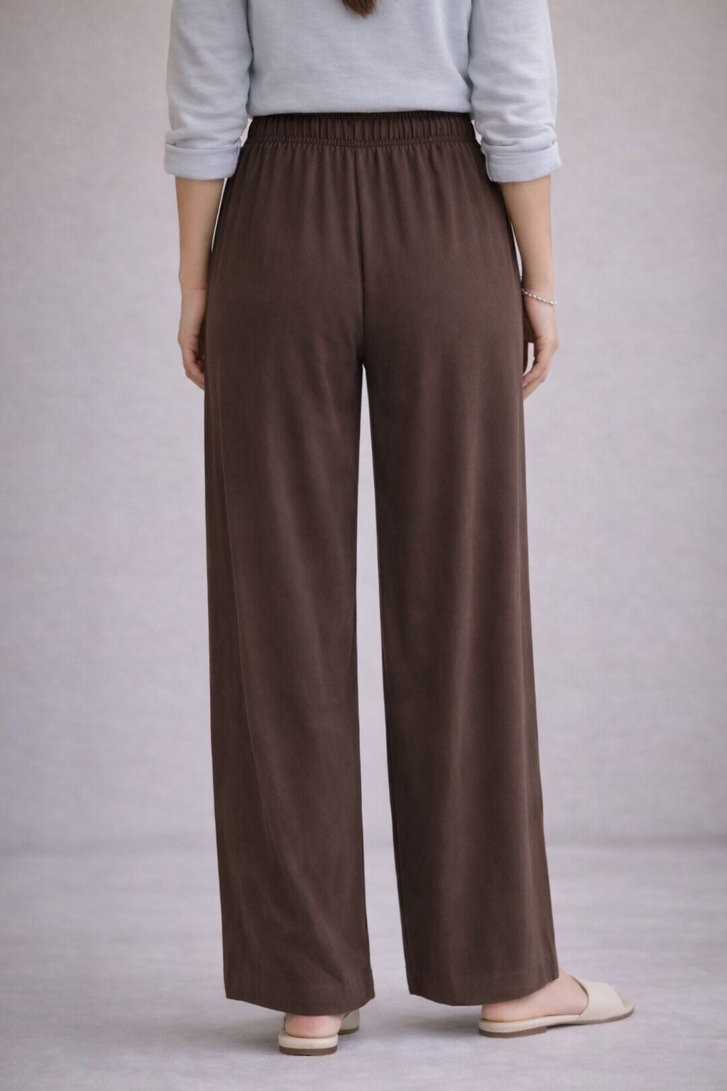 Casual Loose Pants with Elastic Waistband