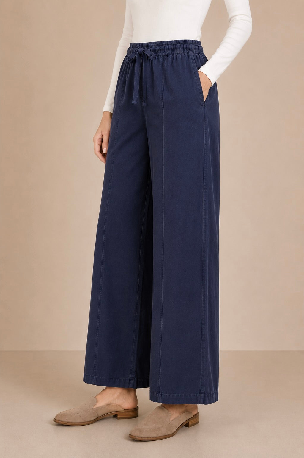 Relaxed Drawstring Pants