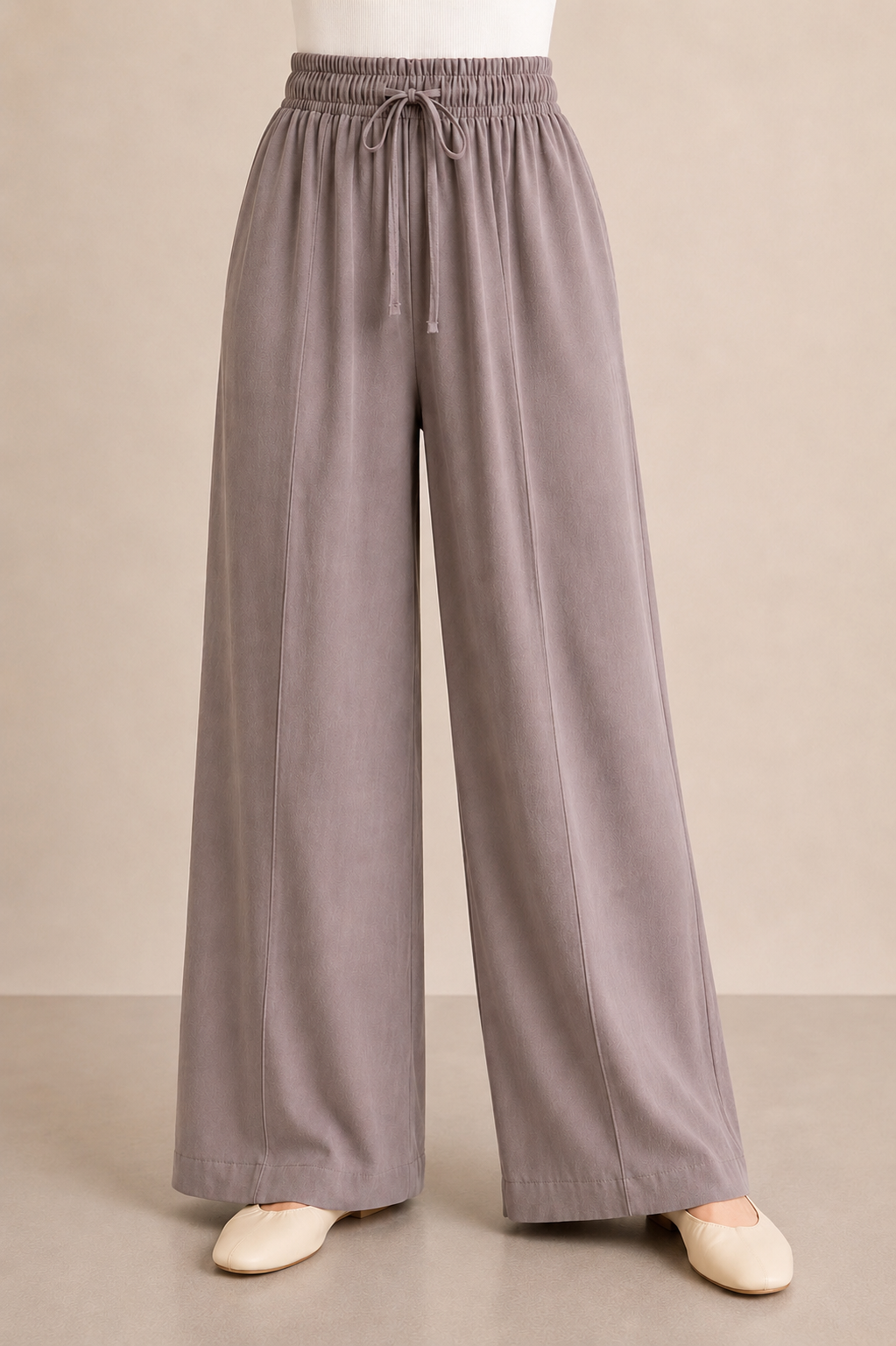Relaxed Wide Leg Pants