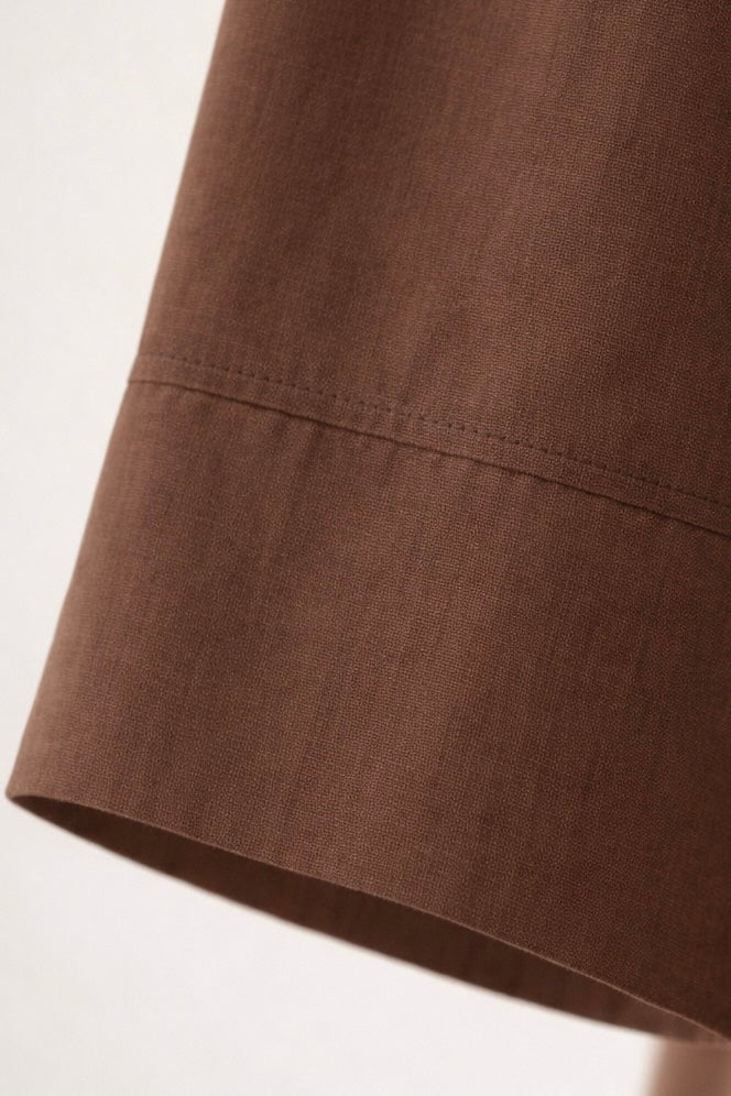 Natural Textured Skirt Set