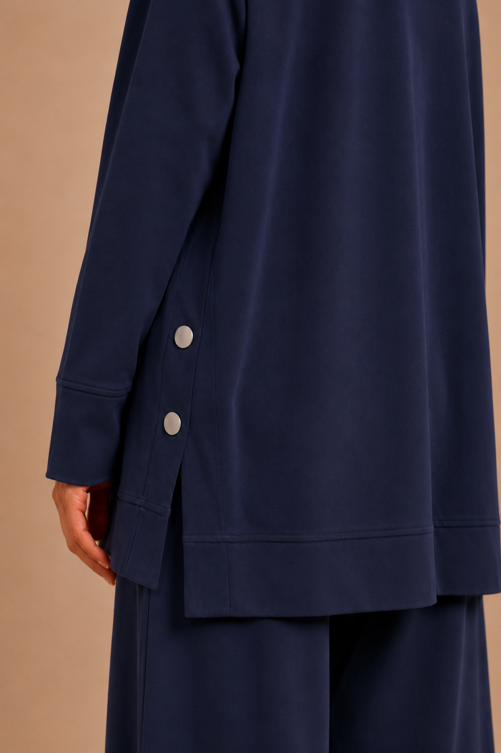 Button Detail Pants Set