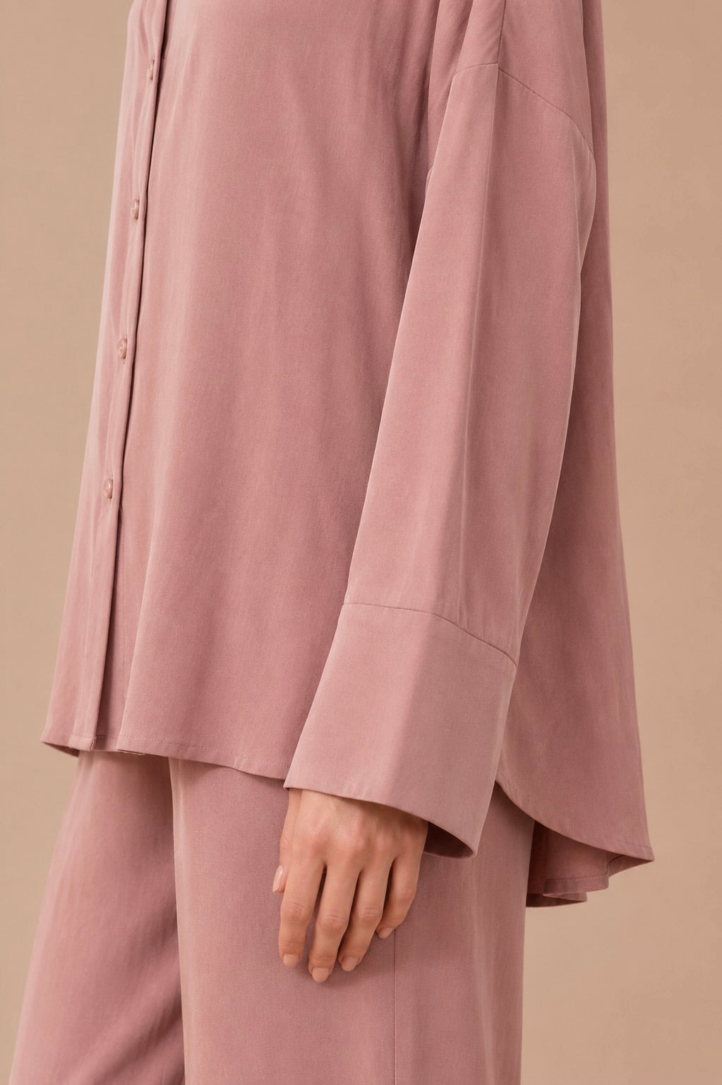 Adjustable Waist Shirt Pants Set