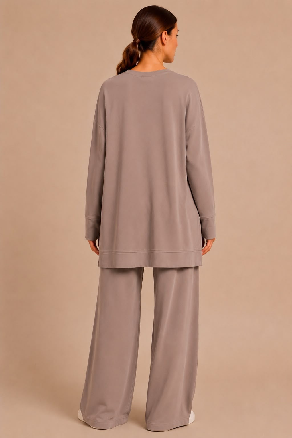 Button Detail Pants Set