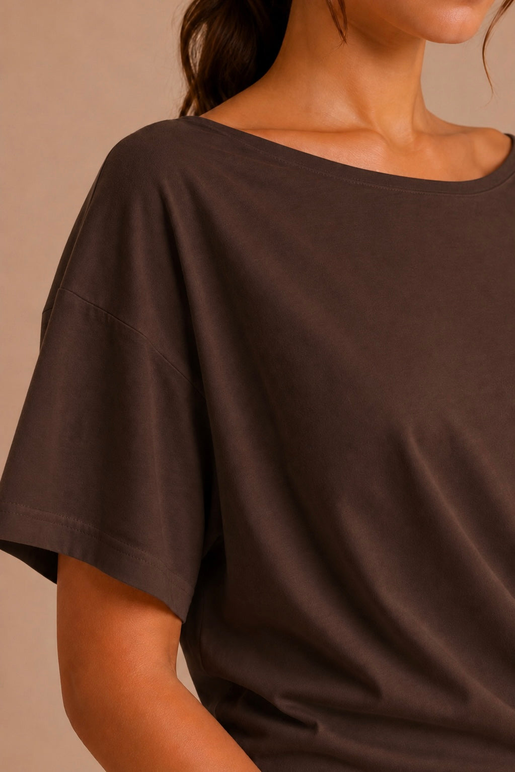 Gathered Waist Basic Top