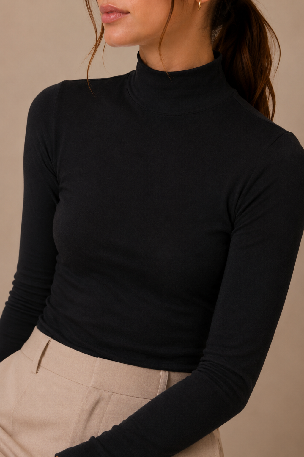 Essential High Neck Top