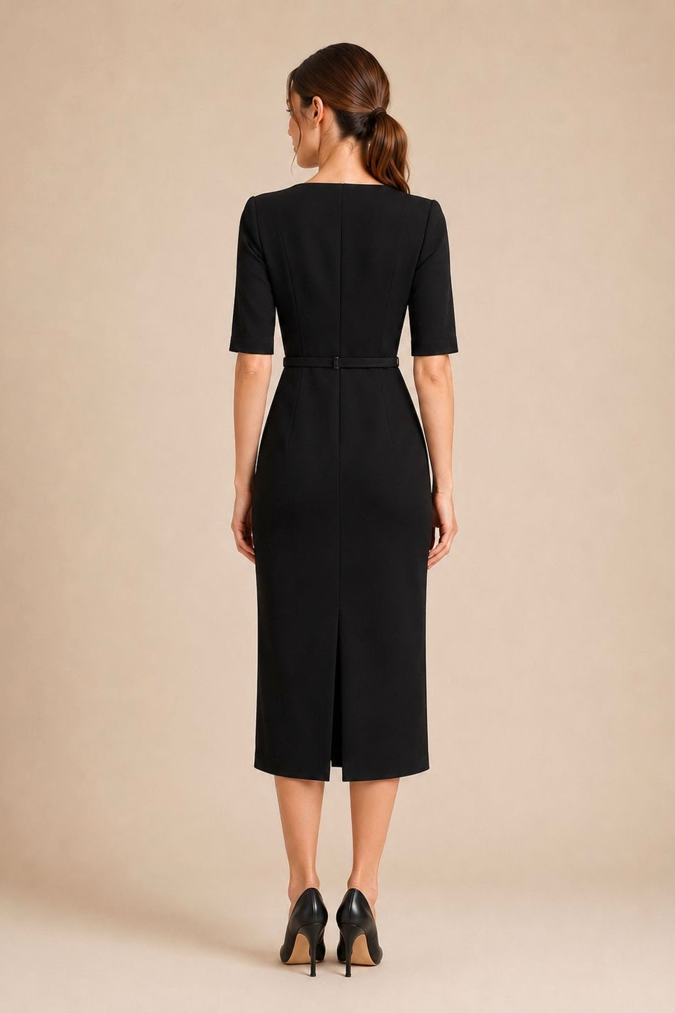 Soft Square Neck Dress