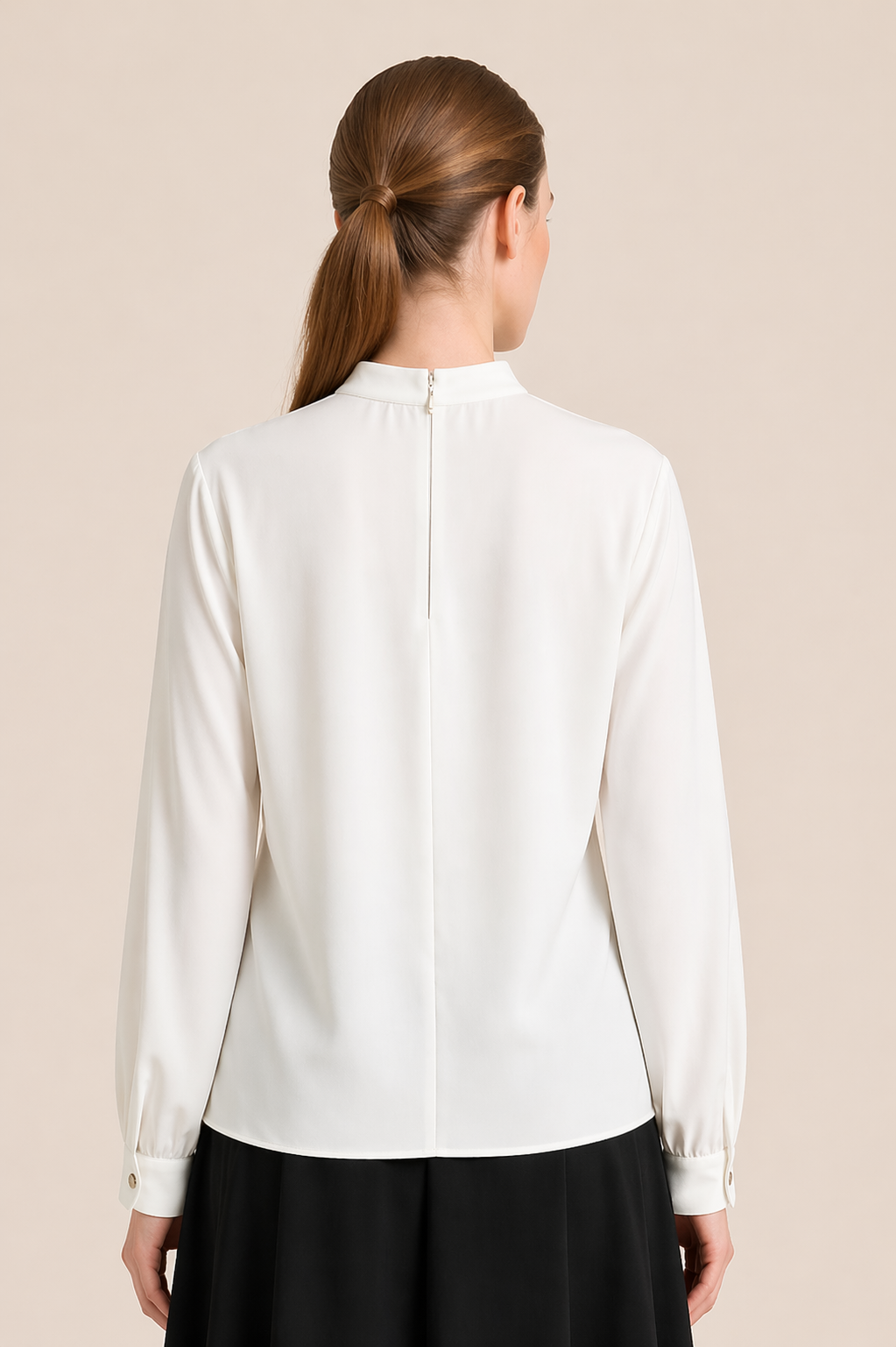 Draped Side Tie Top