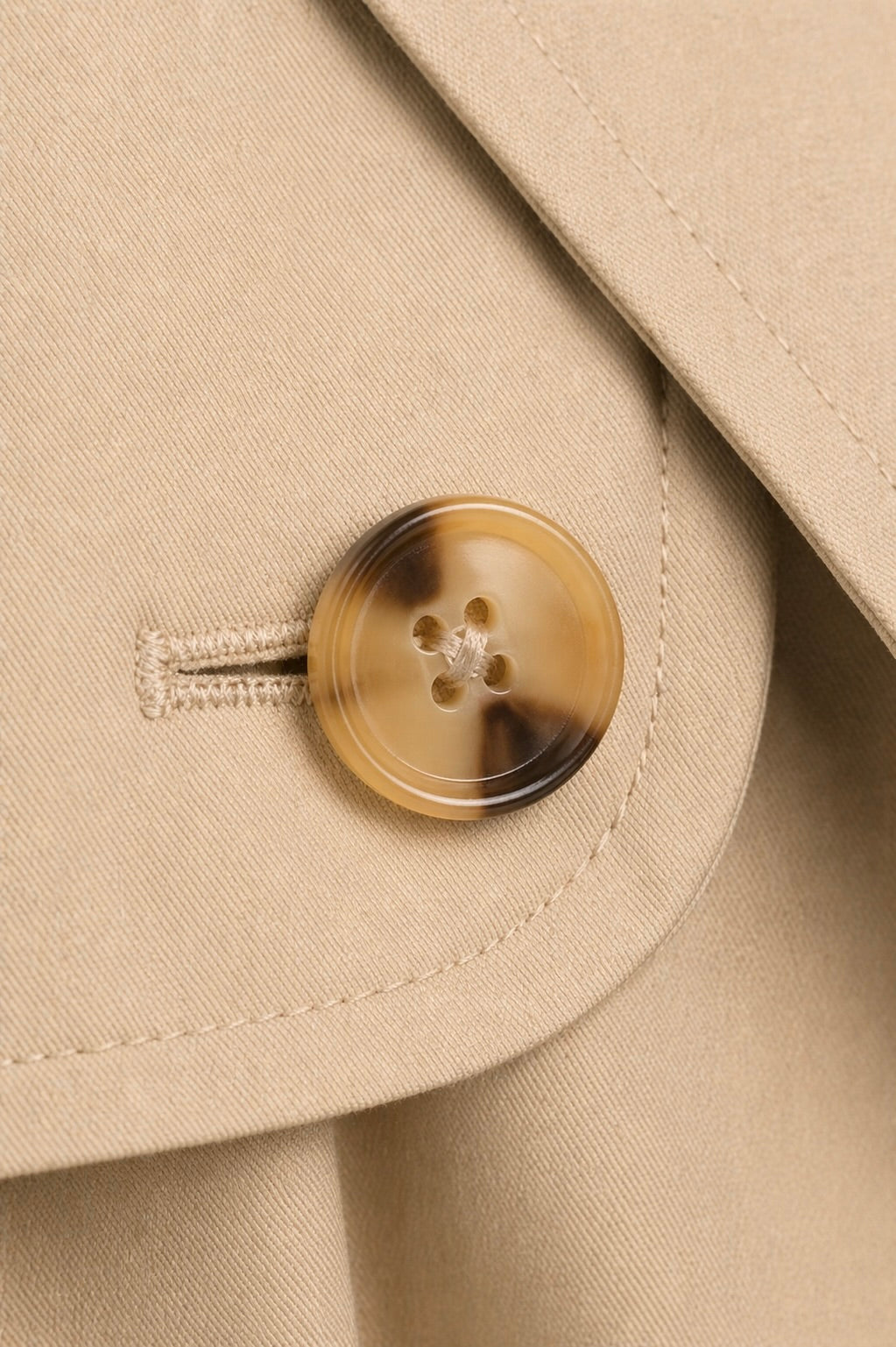 Long Belted Trench Coat