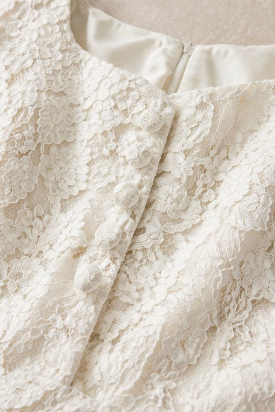Short Sleeve Lace Dress