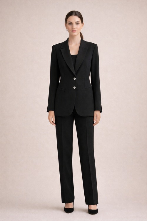 Elegant Two Button Tailored Suit