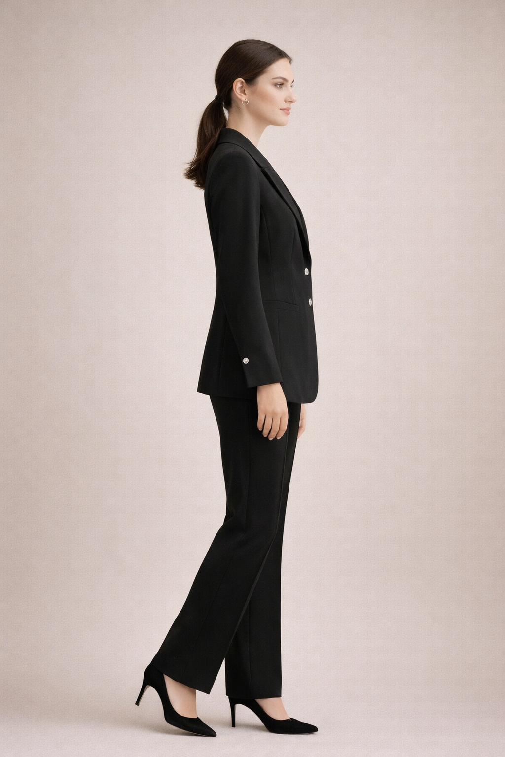 Elegant Two Button Tailored Suit