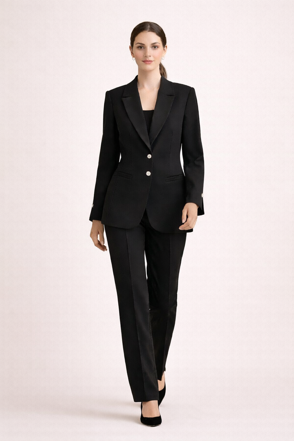 Elegant Two Button Tailored Suit
