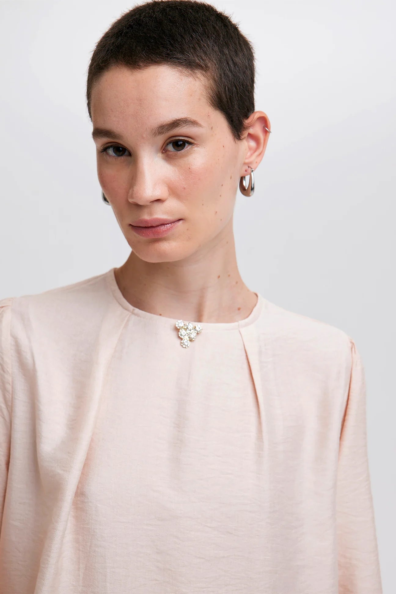 Button Detailed Tunic