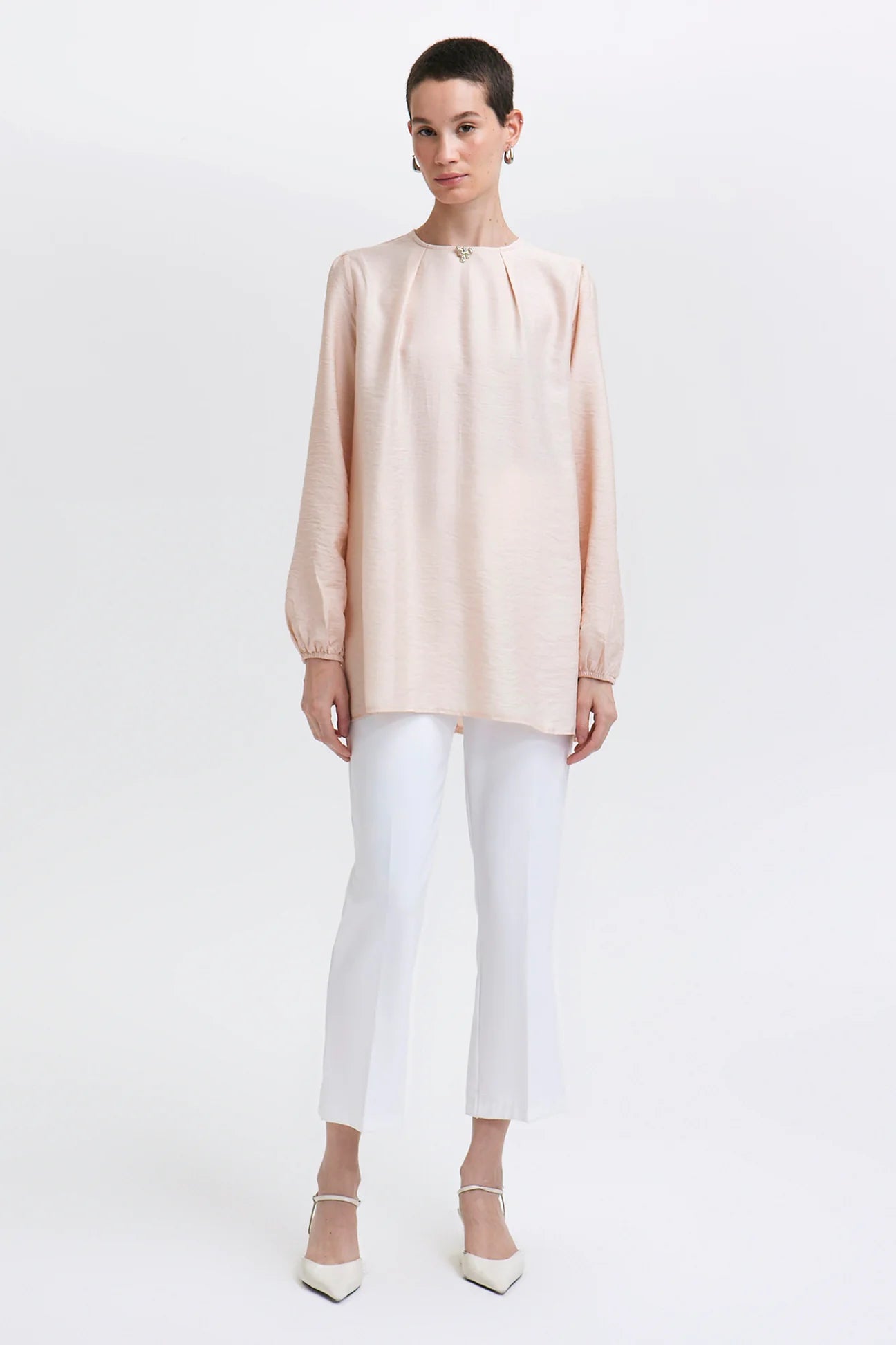 Button Detailed Tunic