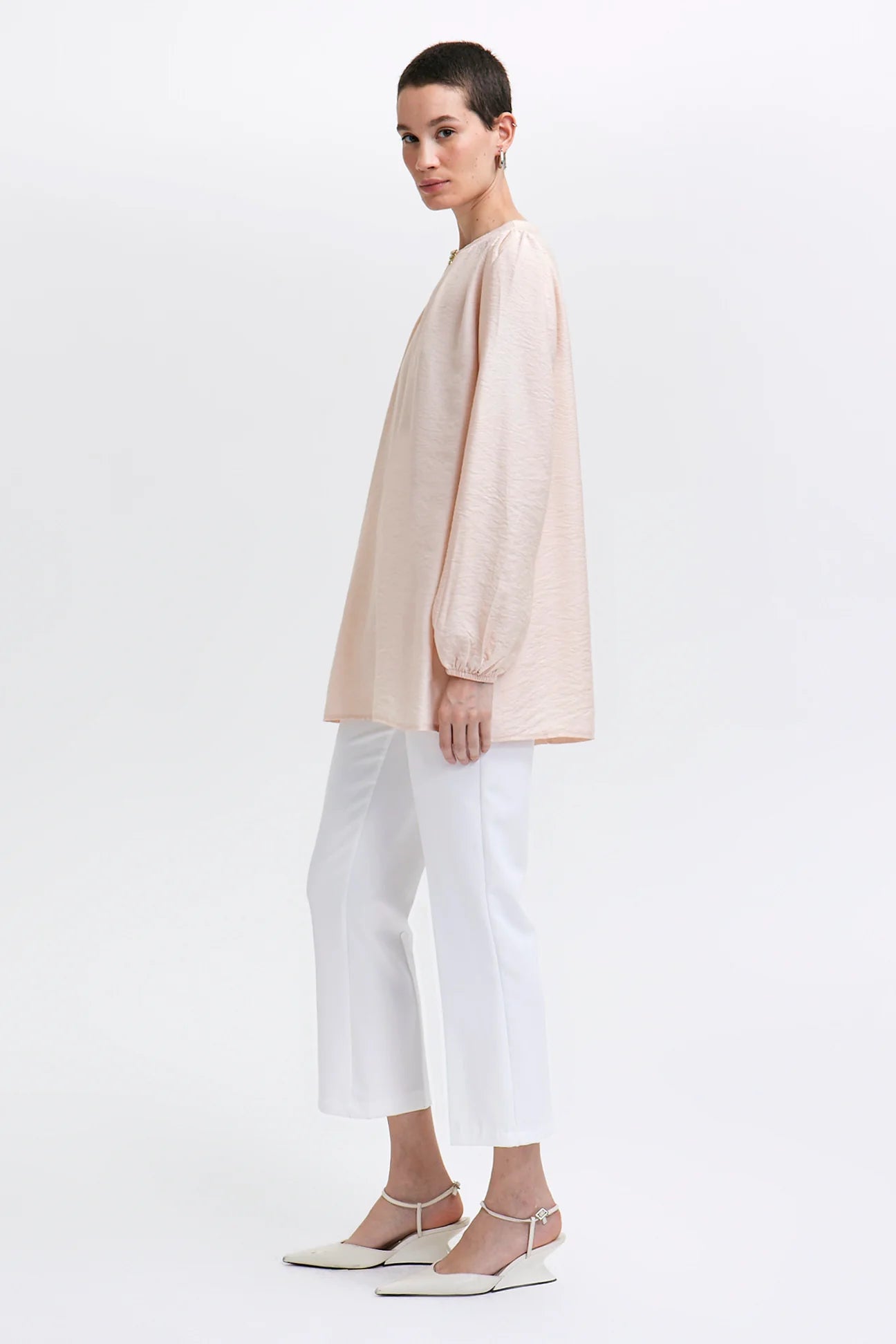 Button Detailed Tunic