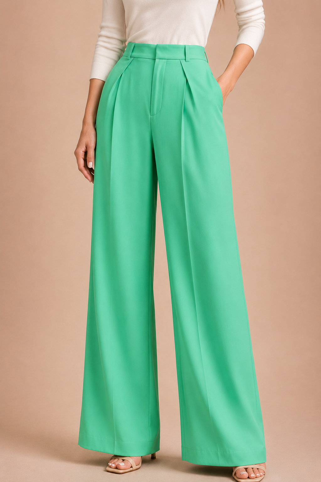 Satin Wide Leg Pants