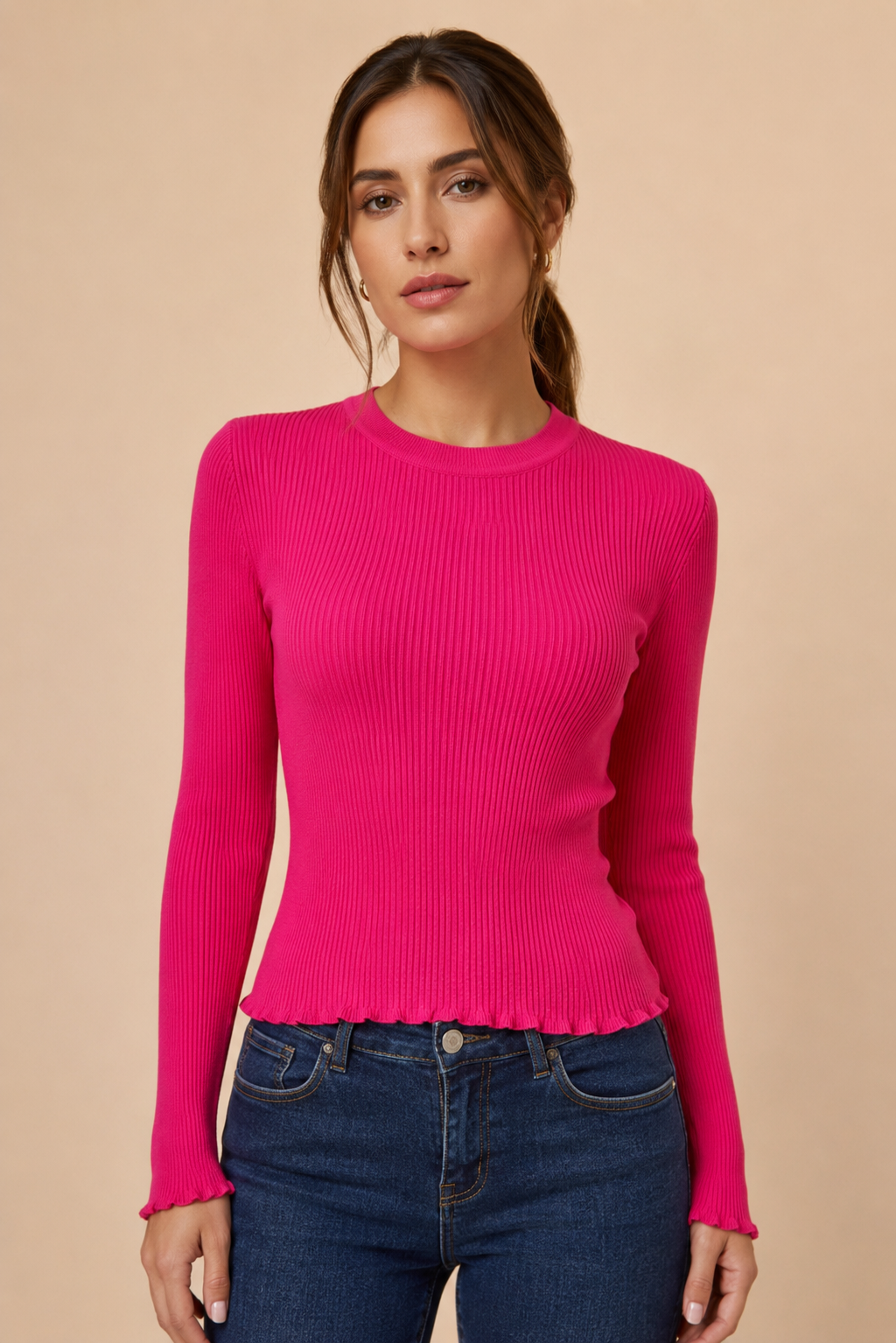 Basic Round Neck Blouse