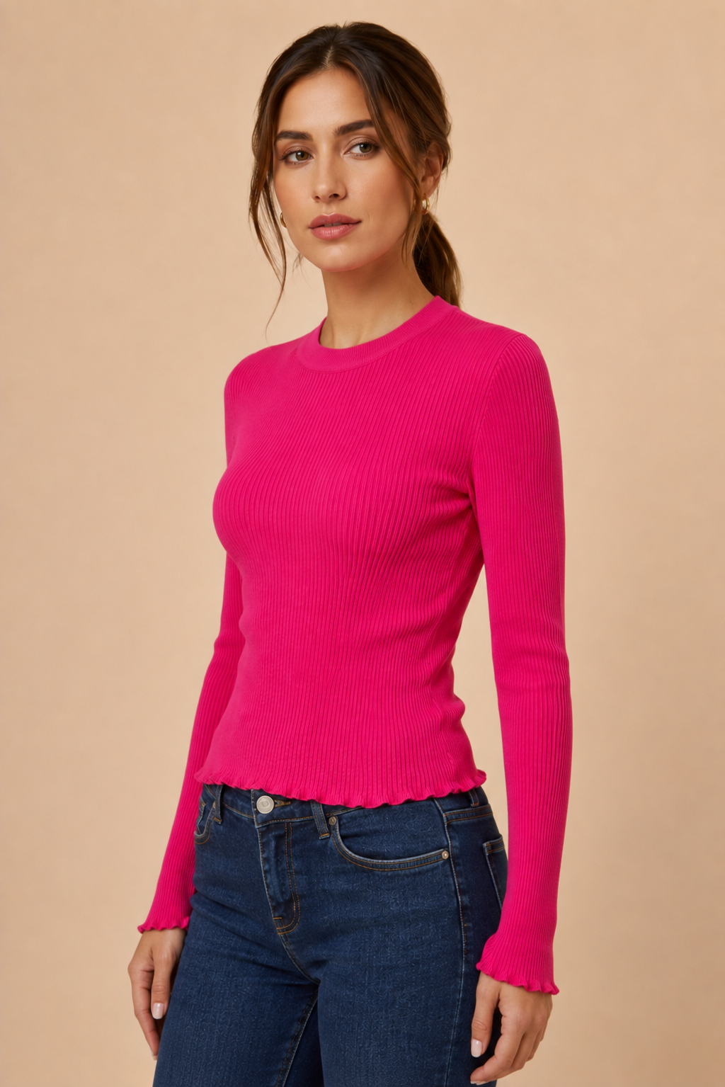Basic Round Neck Blouse